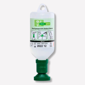 B-SAFETY Plum Eye Emergency Station DUO for Both Eyes, in Wall Box 355x250x115mm