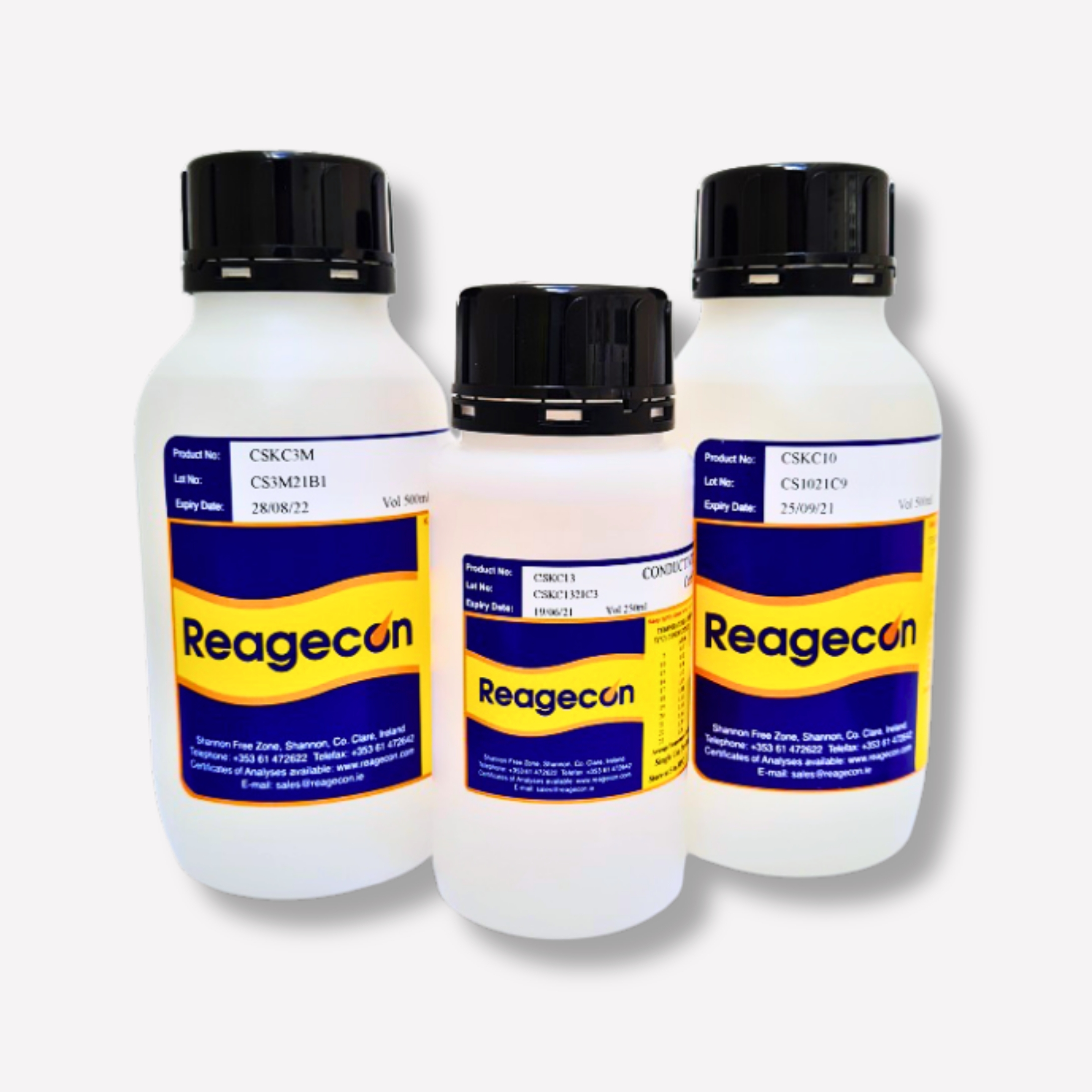 Reagecon 12,880 µS/cm Conductivity Standard at 25°C ISO 17025