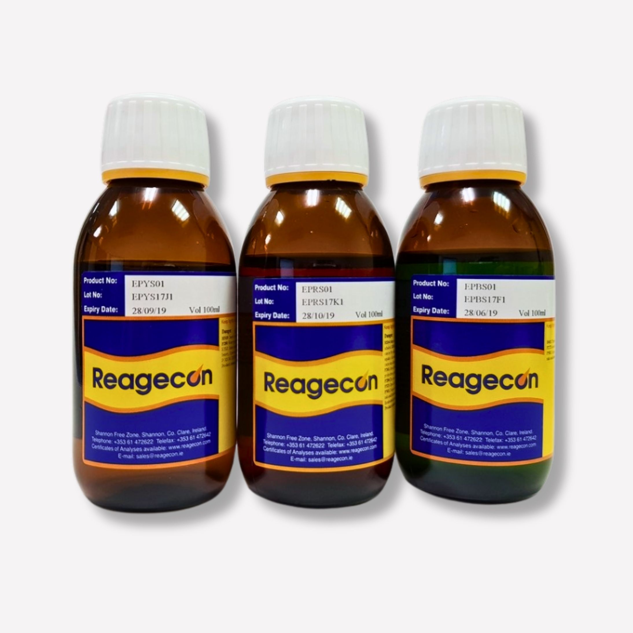 Reagecon GY7 Colour Reference Solution according to European Pharmacopoeia (EP)