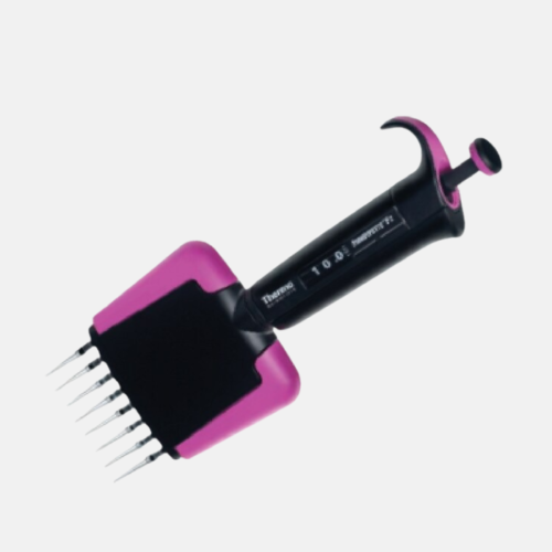 Finnpipette™ F2 Multichannel Pipettes, 8-channel 10μL pink