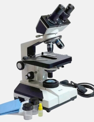 RESEARCH Binocular Microscope  20 mm FOV (LED Illumination with Battery Back-up)